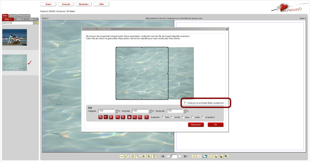 Fotobuch Hintergrund 3
