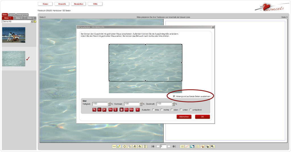 Fotobuch Hintergrund 4