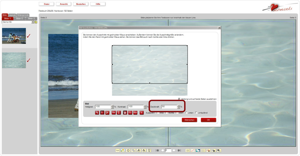 Fotobuch Hintergrund 7