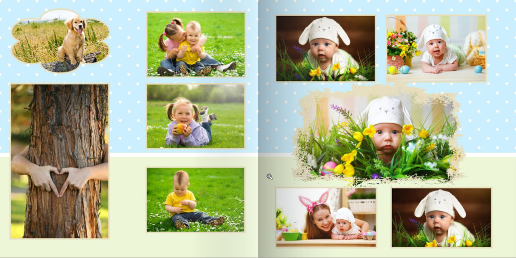 Oster Fotobuch Designvorlage