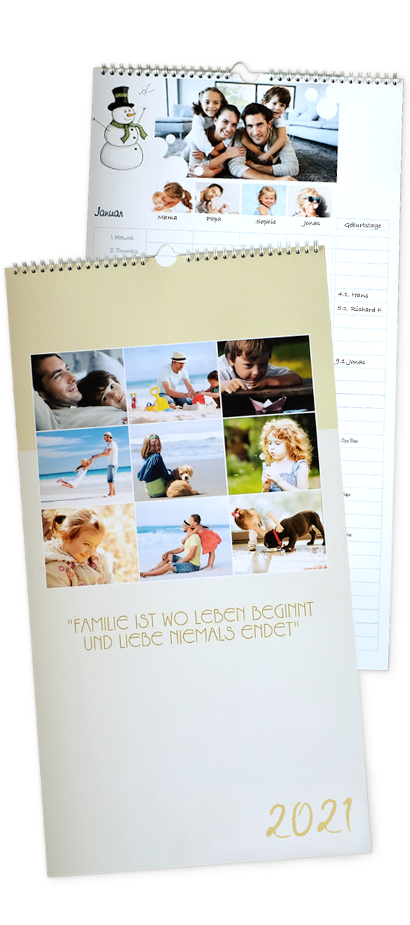 Fotokalender selbst gestalten  mit my moments