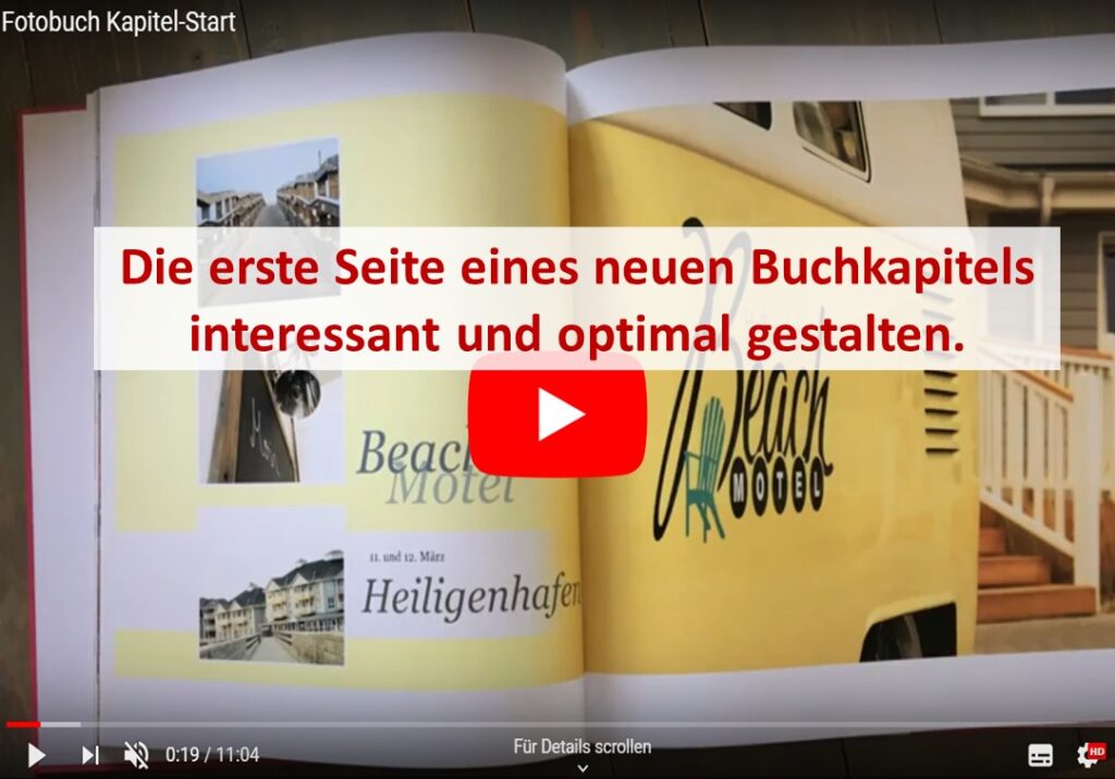 Fotobuch Kapitel